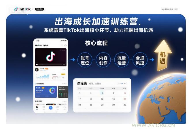出海成长加速训练营,系统覆盖TikTok出海核心环节,助力把握出海机遇(更新)-A5资源网