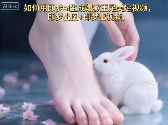 如何用即梦ai生成爆款玉足美足视频,即梦出图+即梦出视频,快速涨粉-A5资源网