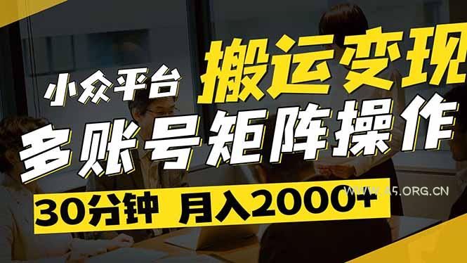 得物平台变现新蓝海!无脑复制热门视频,多账号同步运营,每天半小时躺…-A5资源网
