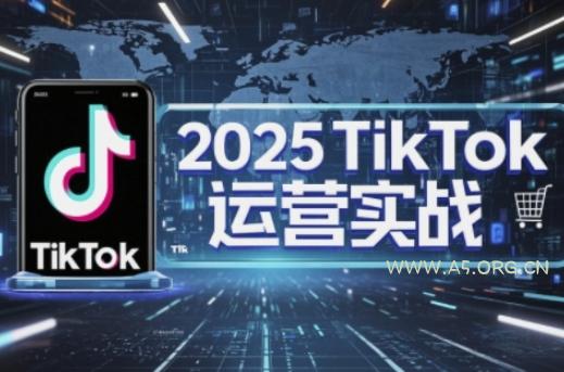 2025TikTok电商运营,掌握TikTok店铺运营核心技巧,实现低成本高转化-A5资源网