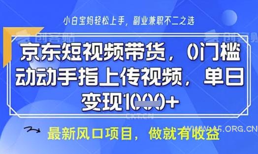 京东短视频代运营,不需要拍剪视频,不需要直播,全程喂饭,小白轻松上手,稳定月入8k【揭秘】-A5资源网
