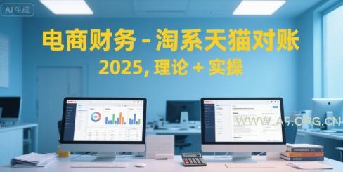 电商财务-淘系天猫对账2025,理论+实操-A5资源网