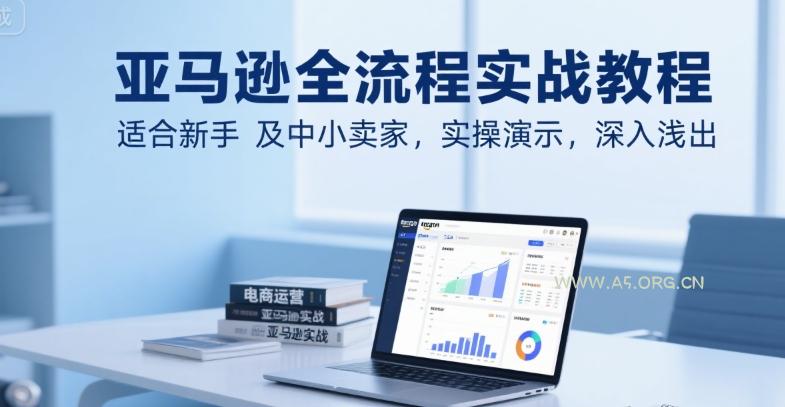 亚马逊全流程实战教程,适合新手及中小卖家,实操演示,深入浅出-A5资源网