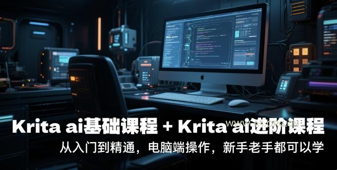 krita ai基础课程+Krita ai进阶课程,从入门到精通,电脑端操作,新手老手都可以学-A5资源网