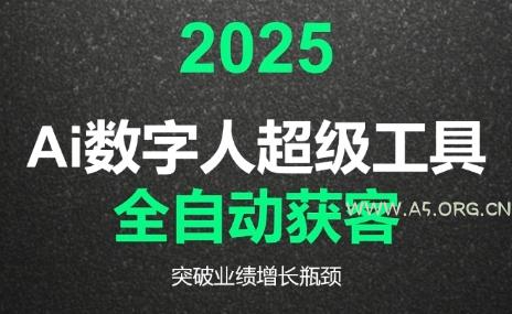 2025Ai数字人工具自动获客-A5资源网