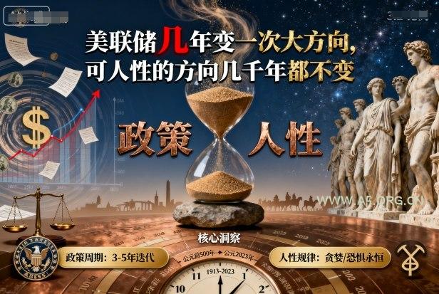 付费文章:美联储几年变一次大方向,可人性的方向几千年都不变-A5资源网
