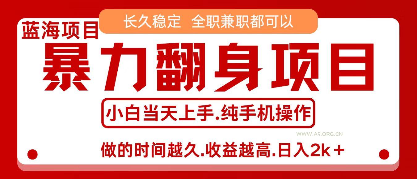 零成本信息差赚钱,小白轻松上手,年前翻项目,8天赚1.6w-A5资源网