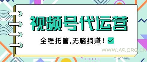 视频号代运营,团队托管计划,简单操作不限时间地点,一部手机单月轻松变现5k【揭秘】-A5资源网