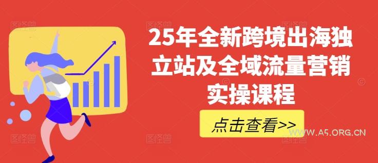 25年全新跨境出海独立站及全域流量营销实操课程,跨境电商独立站TIKTOK全域营销普货特货玩法大全-A5资源网