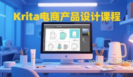 大梦老师·Krita电商产品设计课程-A5资源网