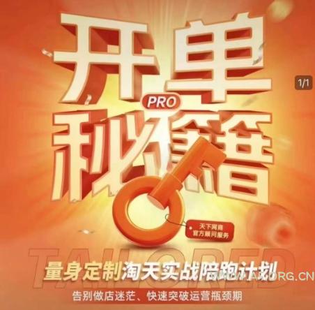 淘宝开单秘籍PRO,量身定制淘天实战陪跑计划,告别做店迷茫、快速突破运营瓶颈期(更新6月)-A5资源网