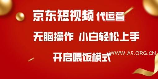 京东短视频代运营,全程喂饭,小白轻松上手【揭秘】-A5资源网