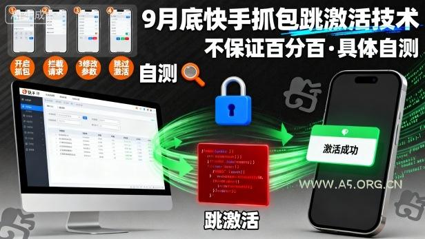 9月底快手抓包跳激活技术,不保证百分百,具体自测-A5资源网