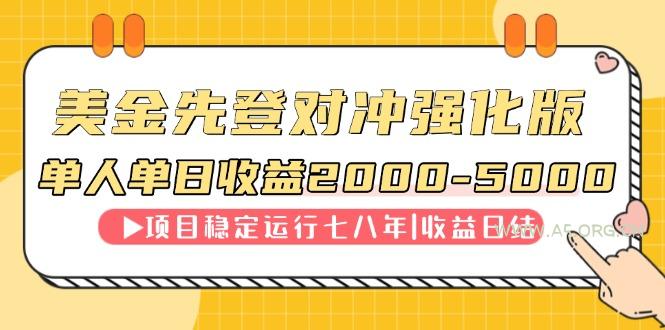 连续8年创单日收入NO.1项目,日收益2000-5000-A5资源网