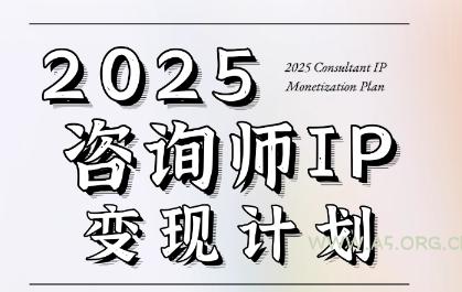 7天构建咨询师变现系统，2025咨询师IP变现计划训练营-A5资源网