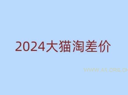 2024版大猫淘差价课程,新手也能学的无货源电商课程-A5资源网
