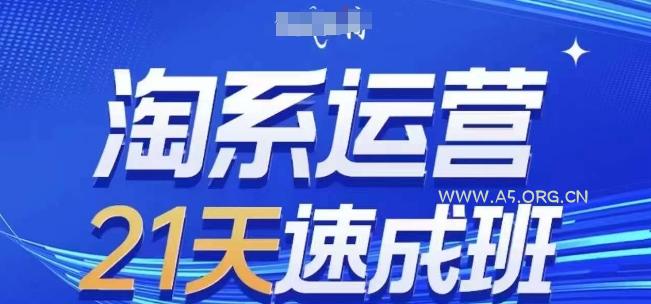 淘系运营21天速成班(更新24年9月),0基础轻松搞定淘系运营,不做假把式-A5资源网