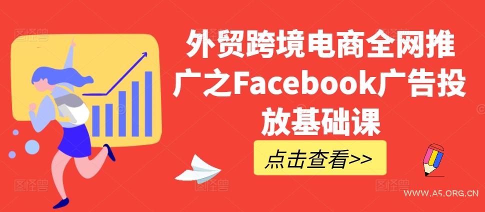 外贸跨境电商全网推广之Facebook广告投放基础课-A5资源网