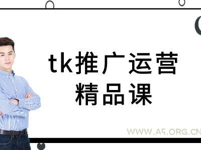 tk推广运营精品课-tiktok跨境电商教程-A5资源网