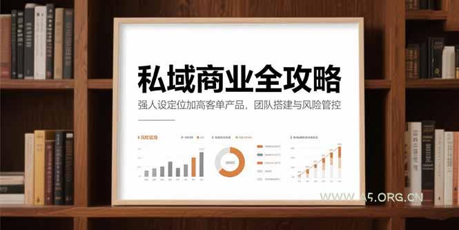 私域商业全攻略,强人设定位加高客单产品,团队搭建与风险管控-A5资源网