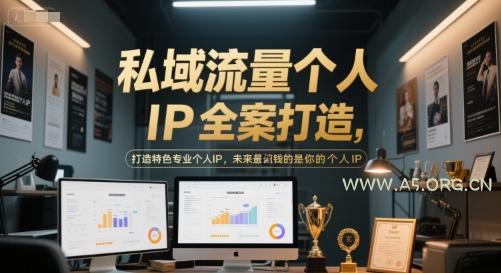 私域流量个人IP全案打造,打造特色专业个人IP,未来最值钱的是你的个人IP-A5资源网