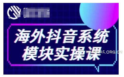 海外抖音Tiktok系统模块实操课,TK短视频带货,TK直播带货,TK小店端实操等-A5资源网