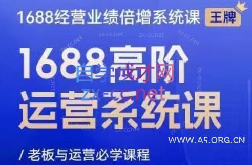 林一电商圈子·1688高阶运营系统课-A5资源网
