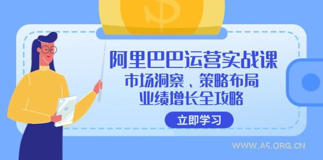 阿里巴巴运营实战课:市场洞察、策略布局、业绩增长全攻略-A5资源网