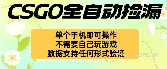自动挂G捡漏,不用自己挂G不用玩游戏,一个手机即可操作,新手小白轻松月入1W+【揭秘】-A5资源网