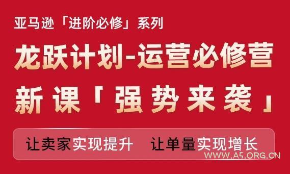亚马逊进阶必修系列,龙跃计划-运营必修营新课,让卖家实现提升 让单量实现增长 - A5资源网 亚马逊进阶必修系列,龙跃计划-运营必修营新课,让卖家实现提升 让单量实现增长