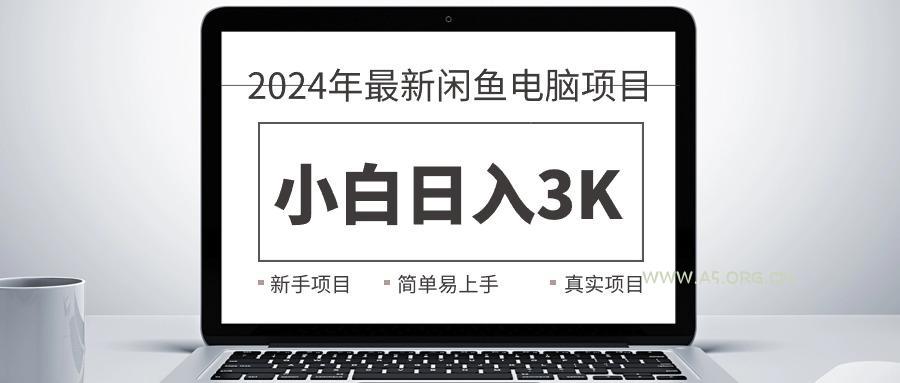 2024最新闲鱼卖电脑项目,新手小白日入3K+,最真实的项目教学-A5资源网