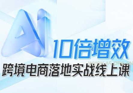 跨境电商10倍增效,跨境电商AI落地实战线上课-A5资源网