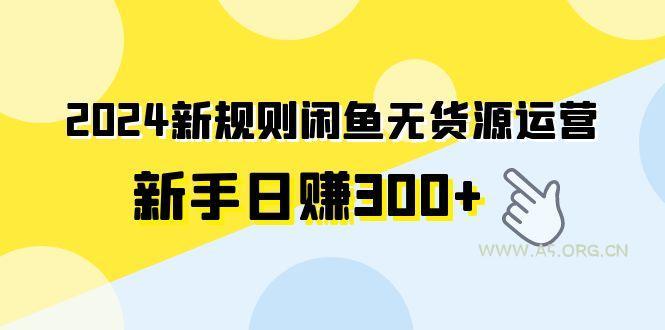 (9522期)2024新规则闲鱼无货源运营新手日赚300+-A5资源网