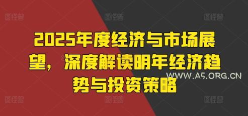2025年度经济与市场展望,深度解读明年经济趋势与投资策略-A5资源网