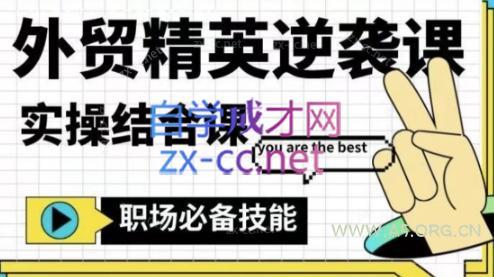 大表姐·外贸精英逆袭-实操综合课-A5资源网