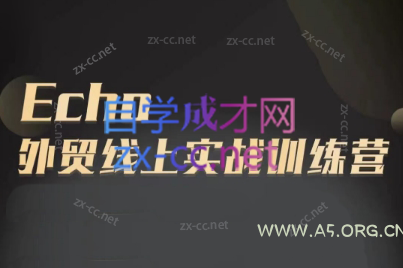 Echo老师·外贸线上实战训练营-A5资源网