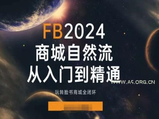 2024Faceboo商城自然流(从入门到精通),玩转脸书商城全闭环-A5资源网