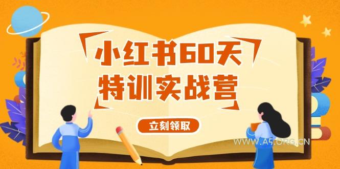 小红书60天特训实战营(系统课)从0打造能赚钱的小红书账号(55节课)-A5资源网