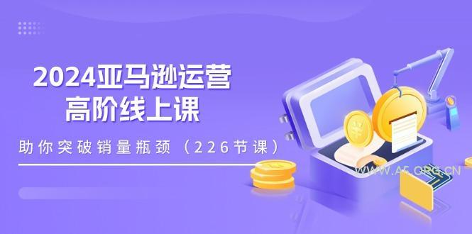 2024亚马逊运营-高阶线上课,助你突破销量瓶颈(228节课-A5资源网