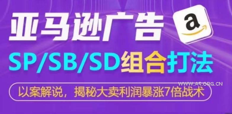 亚马逊SP/SB/SD广告组合打法,揭秘大卖利润暴涨7倍战术-A5资源网