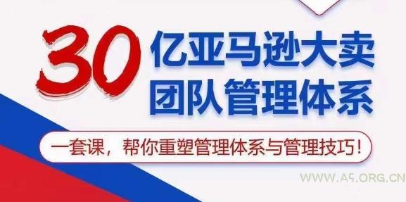 30亿亚马逊大卖团队管理体系,一套课,帮你重塑管理体系与管理技巧-A5资源网