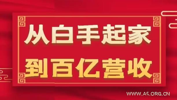 从白手起家到百亿营收,企业35年危机管理法则和幕后细节(17节)-A5资源网