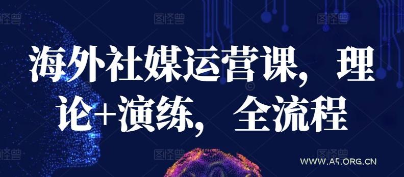 海外社媒运营课,理论+演练,全流程-A5资源网