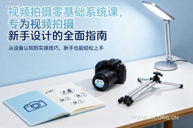 视频拍摄零基础系统课,专为视频拍摄新手设计的全面指南-A5资源网