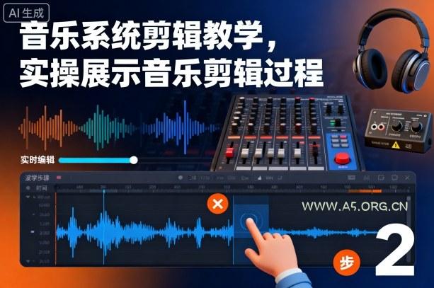 音乐系统剪辑教学,实操展示音乐剪辑过程-A5资源网