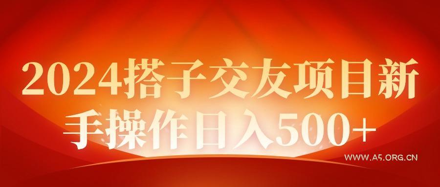 (9345期)2024同城交友项目新手操作日入500+-A5资源网
